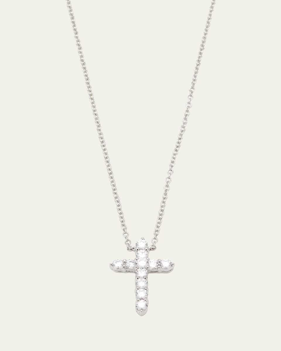 CZ Cross Pendant Necklace
